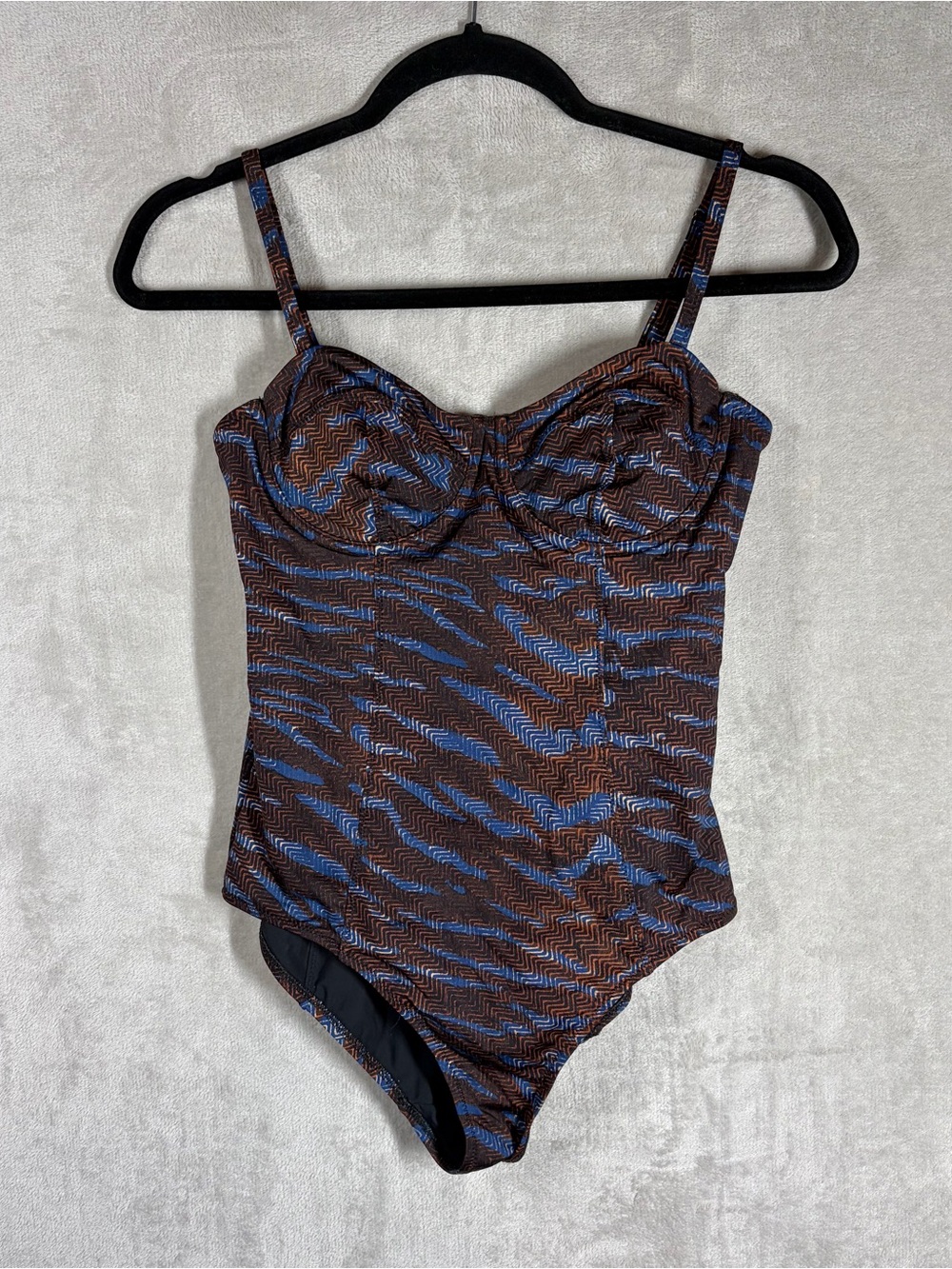Ulla Johnson Madeira Maillot One-piece Swimsuit Size M Tiger Animal Print Resort - Picture 2 of 12